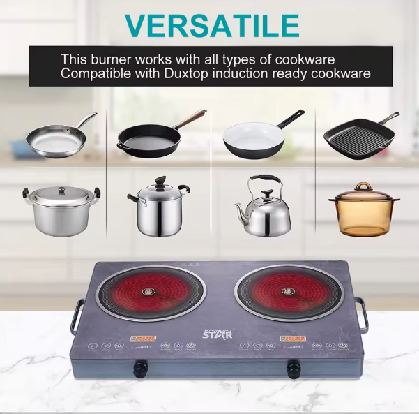 Plaque chauffante BO-228: La Solution de Cuisson Infrarouge Tactile