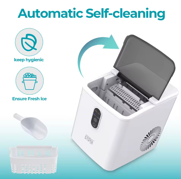PORTABLE ICE MAKER: Glace MINUTE. Vie plus simple