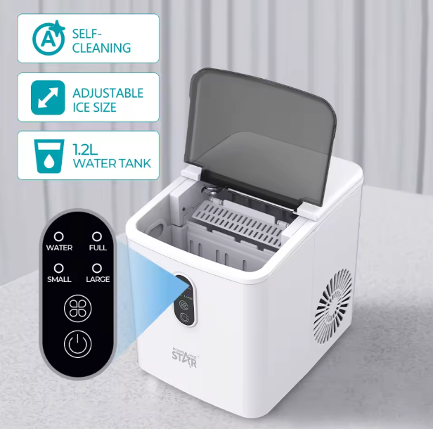 PORTABLE ICE MAKER: Glace MINUTE. Vie plus simple