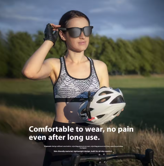 lunettes Bluetooth XG88 Pro Sans Fil BT Lunettes de Soleil avec Microphone et Haut-parleurs Intégrés Commande Tactile Assistant Vocal pour Hommes Femmes