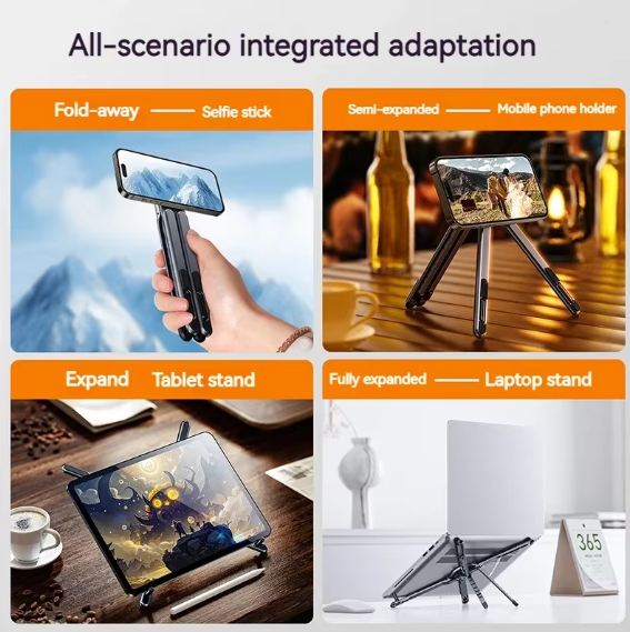 Support Téléphone-Tablette-Ordinateur Portable Rotatif 360 - ErgoPivot