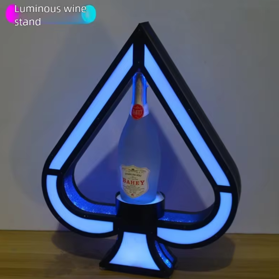 Support à bouteille LED lumineux – Luminous Wine Stand