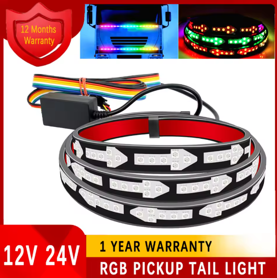 🚗 Bande LED Arrière Dynamique Multicolore pour Voiture