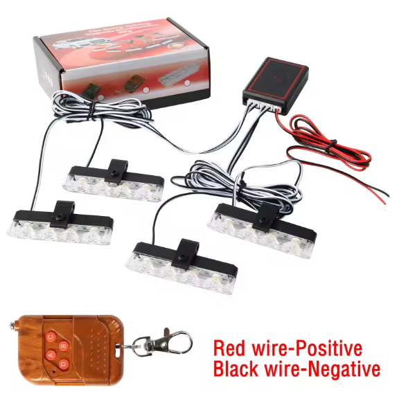 🚨 Kit d'avertissement LED pour Véhicule — Visibilité maximale