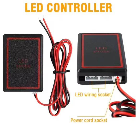 🚨 Kit d'avertissement LED pour Véhicule — Visibilité maximale