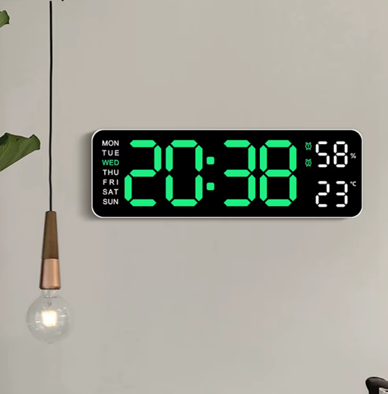 Horloge murale USB  à LED décorative
