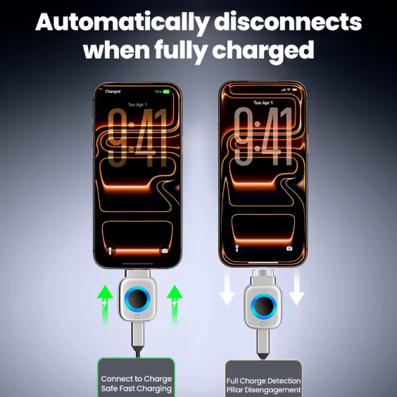 Chargeur Magnétique USB-C à Déconnexion Automatique