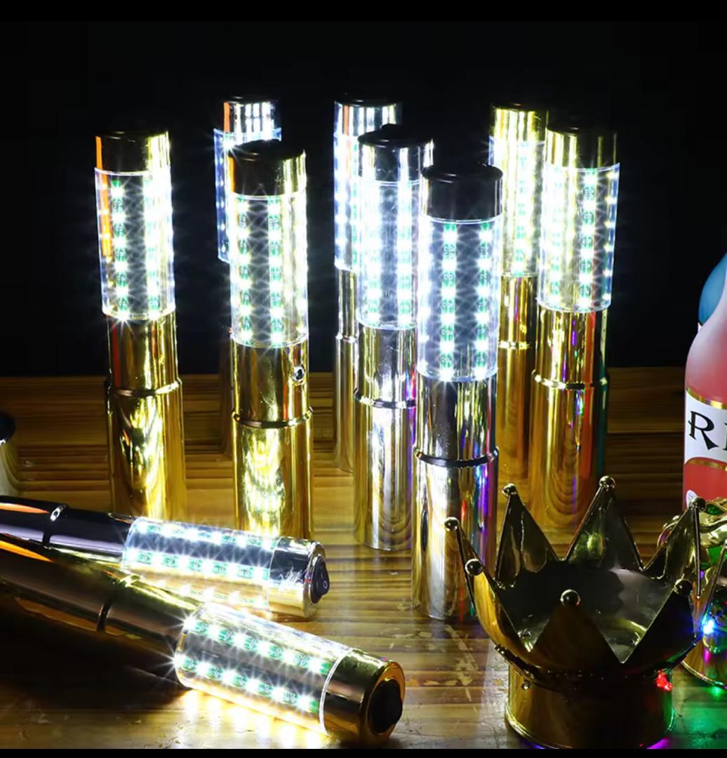 Bâton LED Party Gold Premium : Illuminez Vos Nuits
