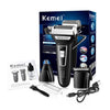 Kemei Rasoir Électrique Multifonction 3-en-1 : La Solution de Rasage Ultime