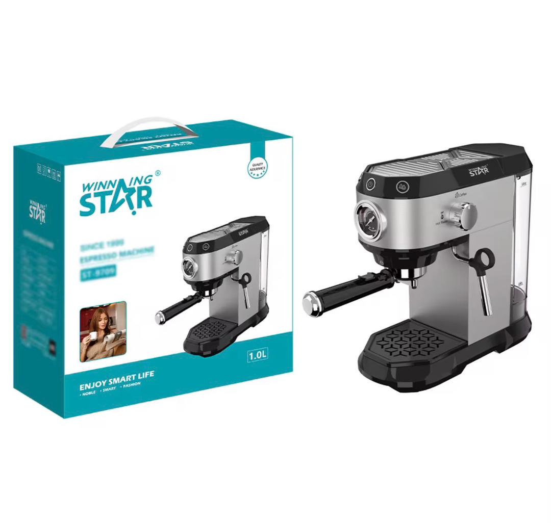 Cafetière Expresso ST-9709 : Votre Rituel Café Réinventé