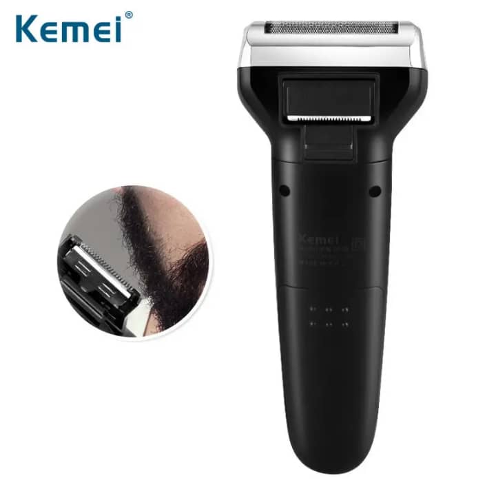 Kemei Rasoir Électrique Multifonction 3-en-1 : La Solution de Rasage Ultime