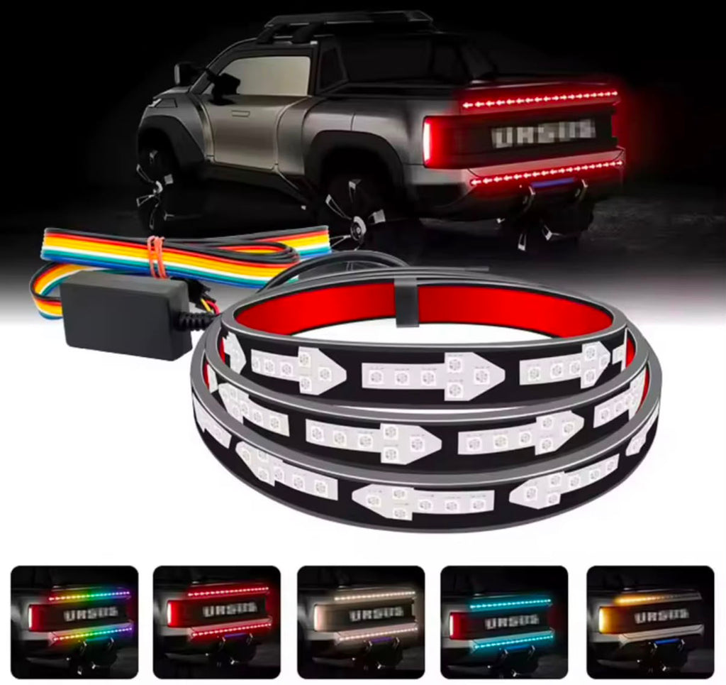 🚗 Bande LED Arrière Dynamique Multicolore pour Voiture