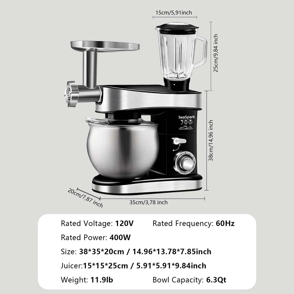 Mélangeur vertical multifonctionnel 5 en 1