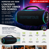 Enceinte Bluetooth HOPESTAR A90 - Puissance Sonore 700W et Karaoké RGB