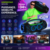 Hopestar A60 Ultra Enceinte Bluetooth de Soirée Haute Fidélité à 450W