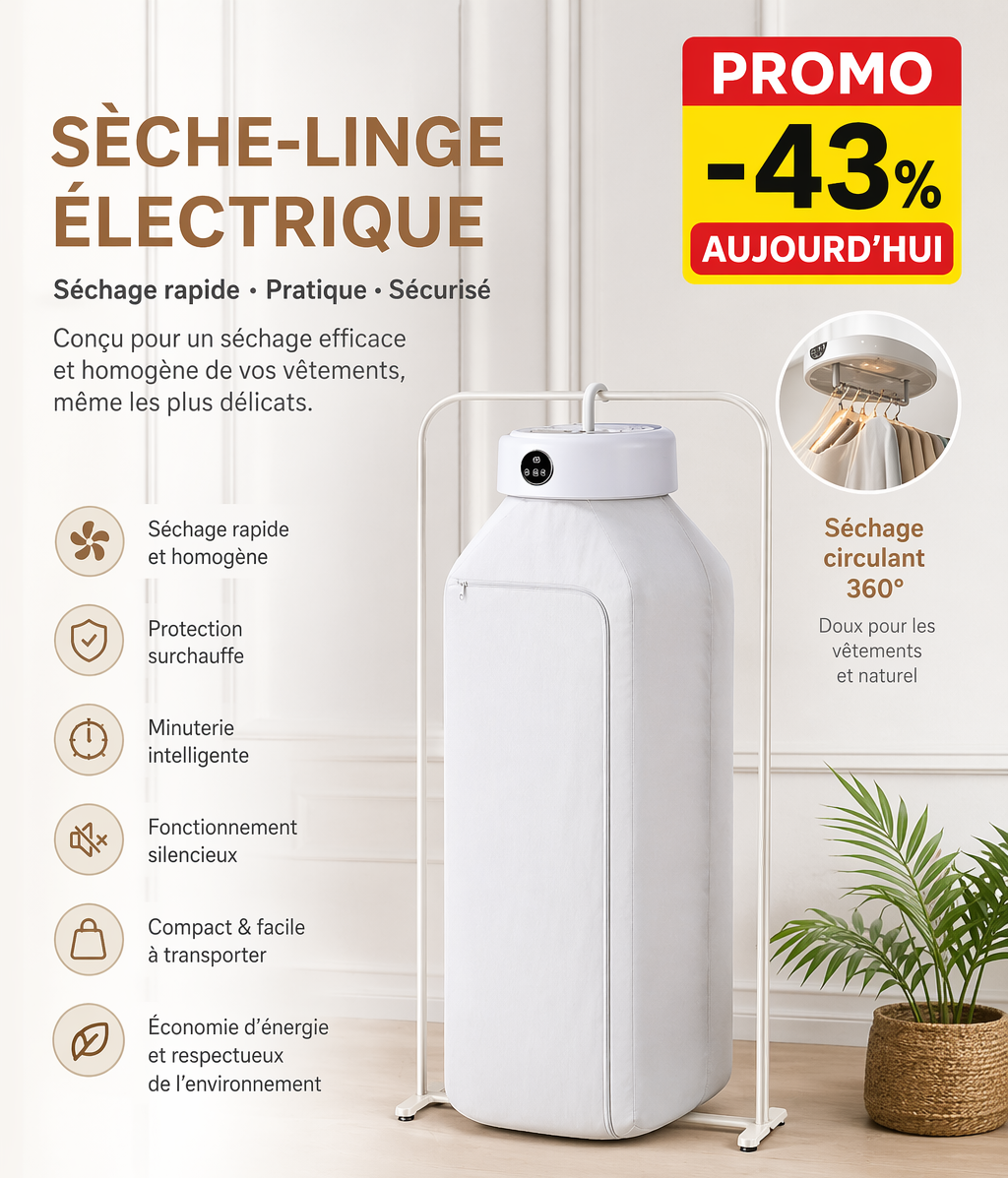 Sèche-Linge Intelligent : Gain de Place