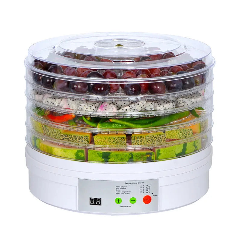 Déshydrateur Alimentaire Électrique Éco-Responsable à 5 Plateaux