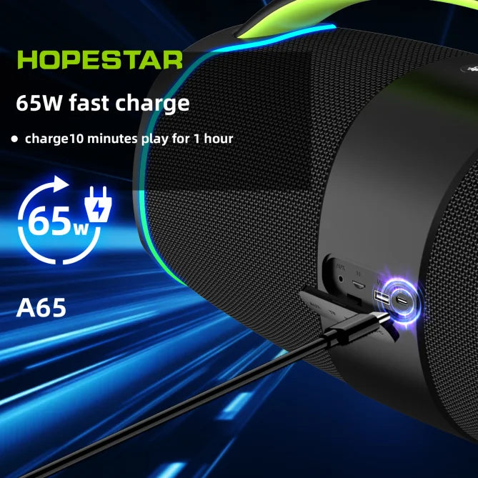 Hopestar A65 300W : L'enceinte Bluetooth Ultime pour Vos Aventures