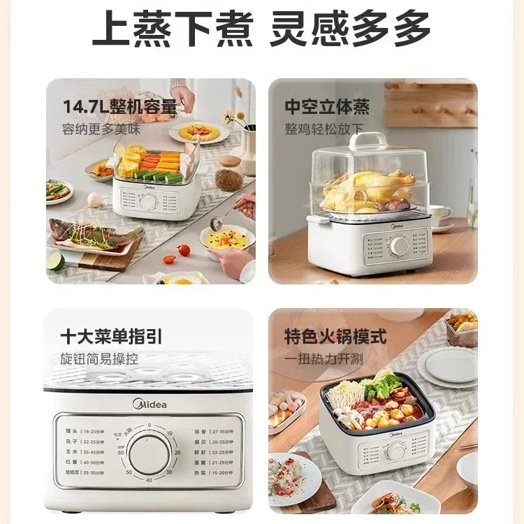 Cuit-vapeur électrique multifonctionnel – Cuisine saine et facile
