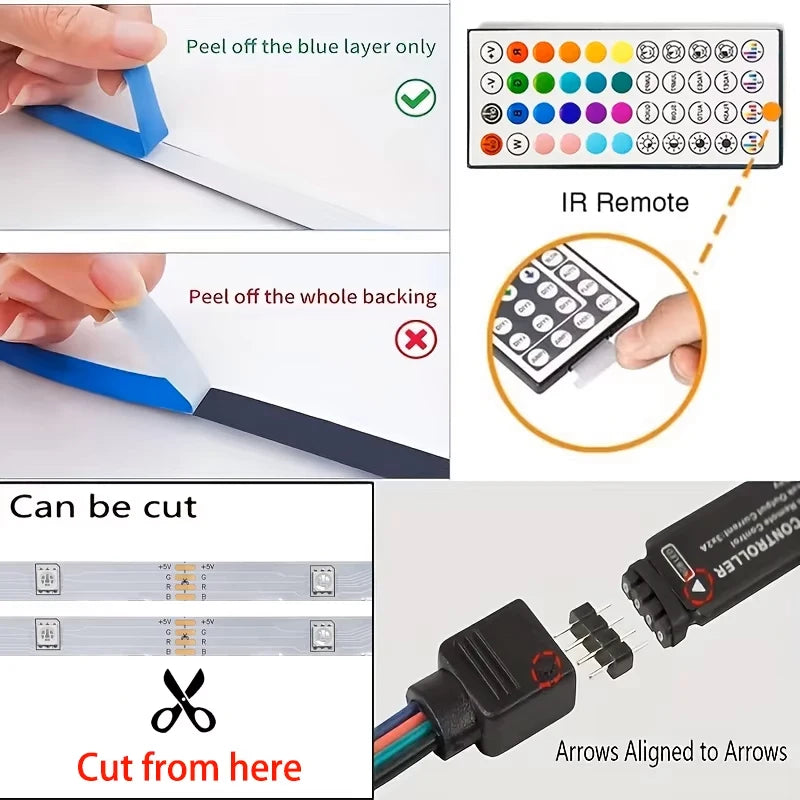 Bandes Lumineuses LED RGB: Illuminez Votre Monde