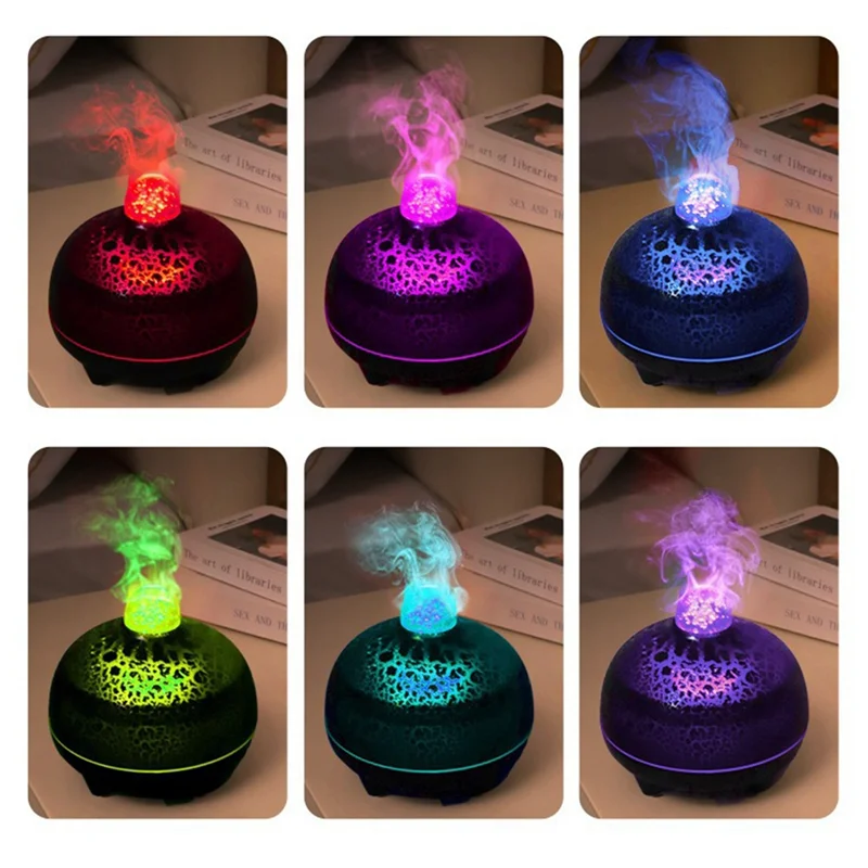 Diffuseur d'arôme Volcanique : Diffuseur d'huiles essentielles et humidificateur