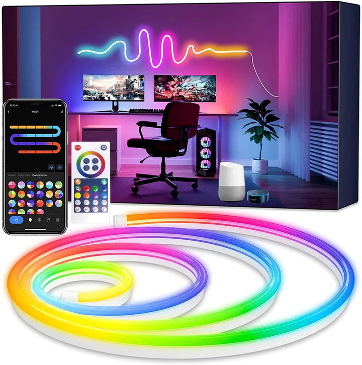Ruban LED Néon Intelligent 10m: Illuminez Votre Monde
