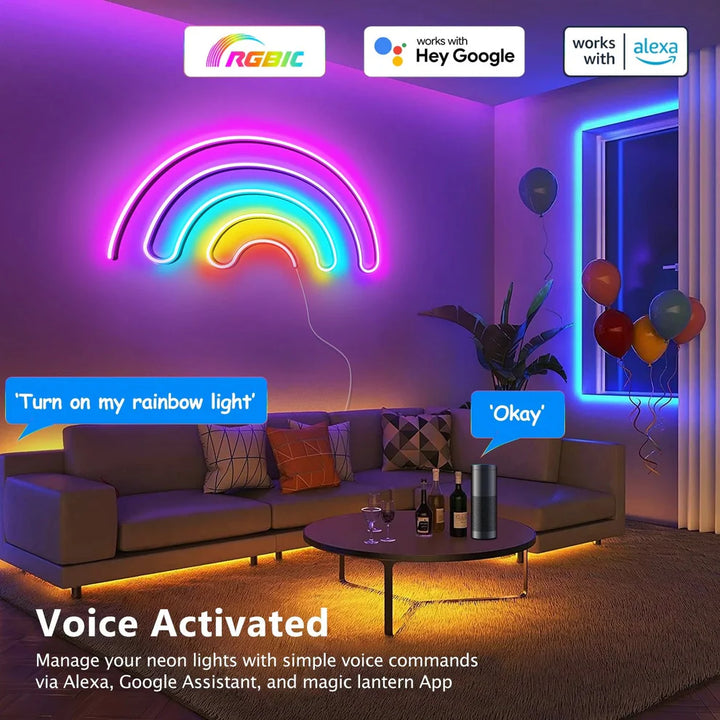 Ruban LED Néon Intelligent 10m: Illuminez Votre Monde